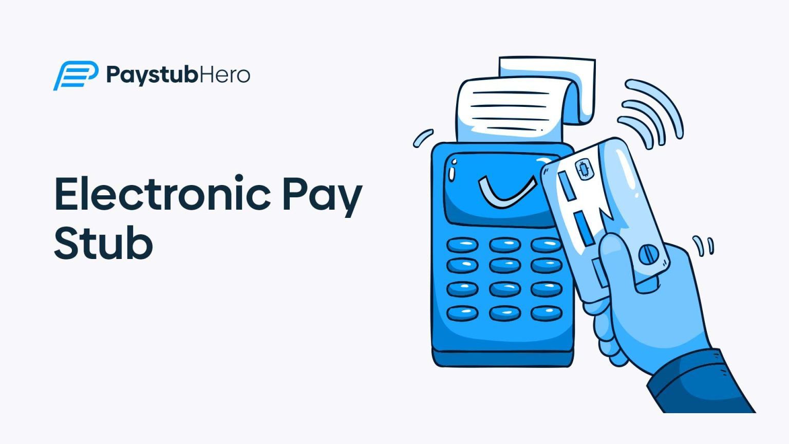 Electronic pay stub Pay Stub Hero