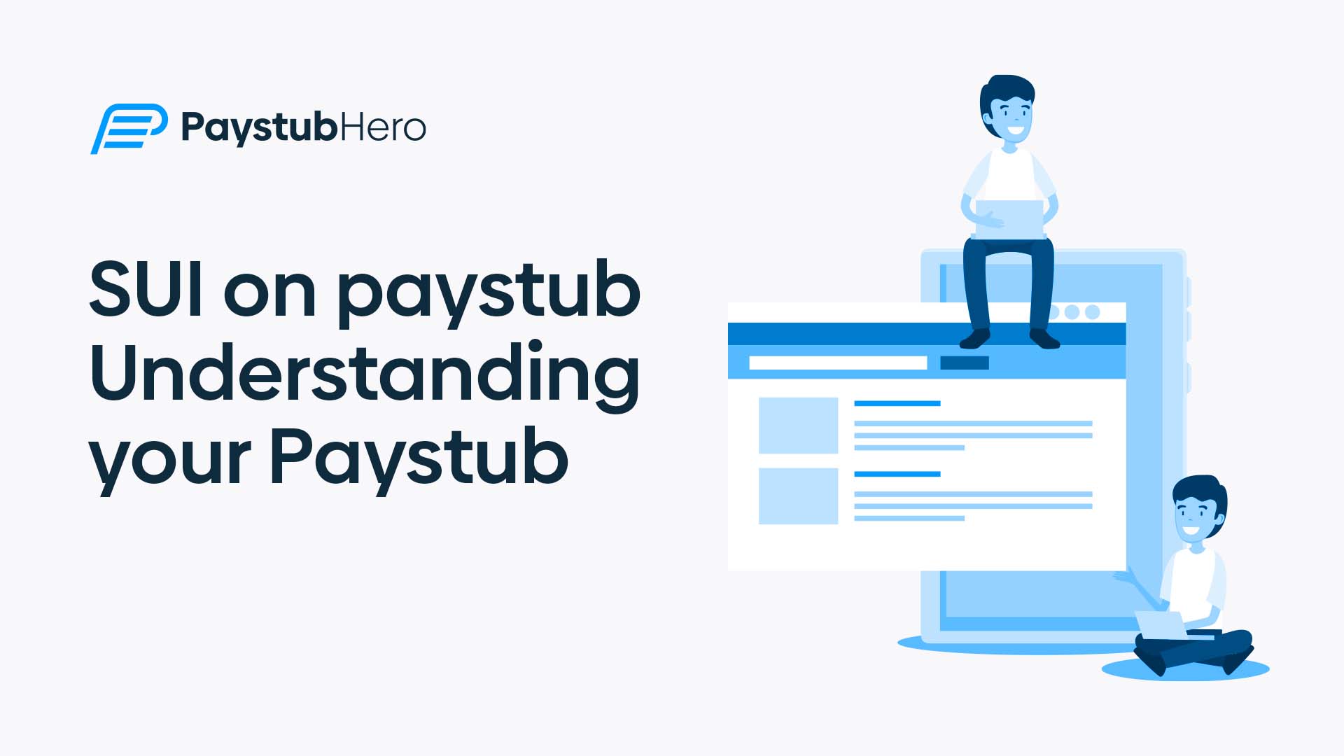 SUI on Paystub