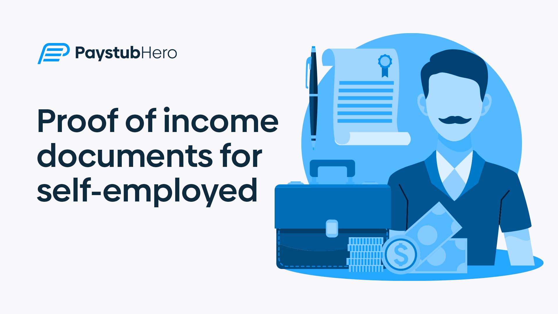 Proof of income documents for self-employed