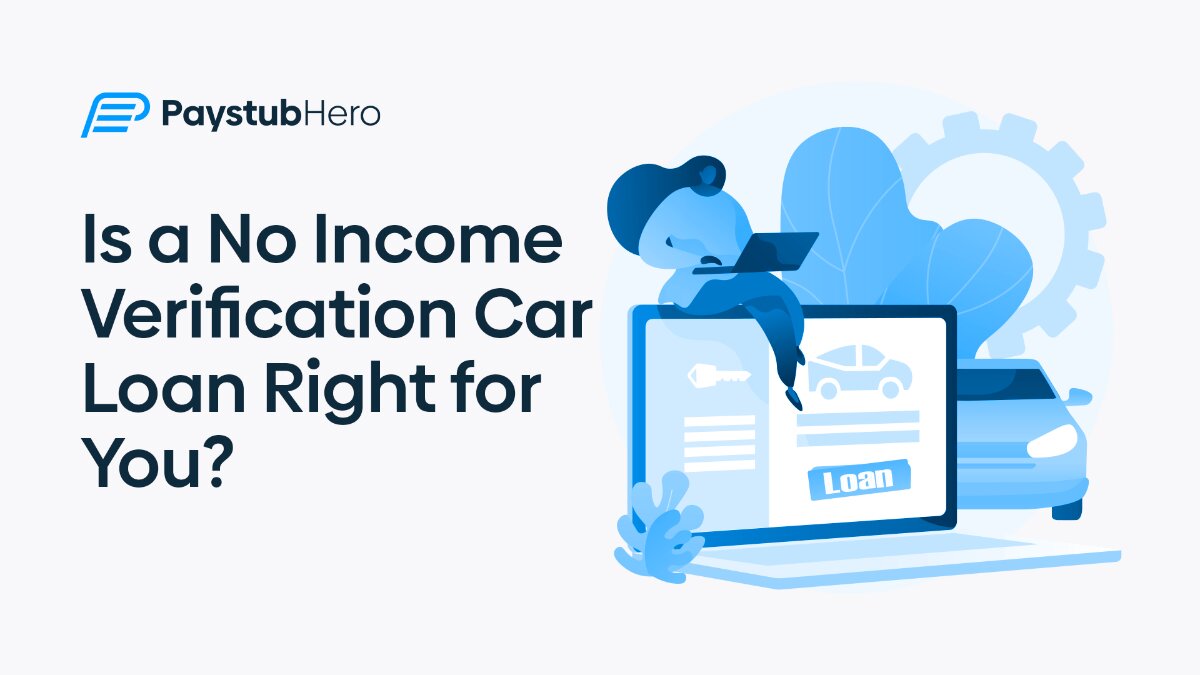 No income verification car loan