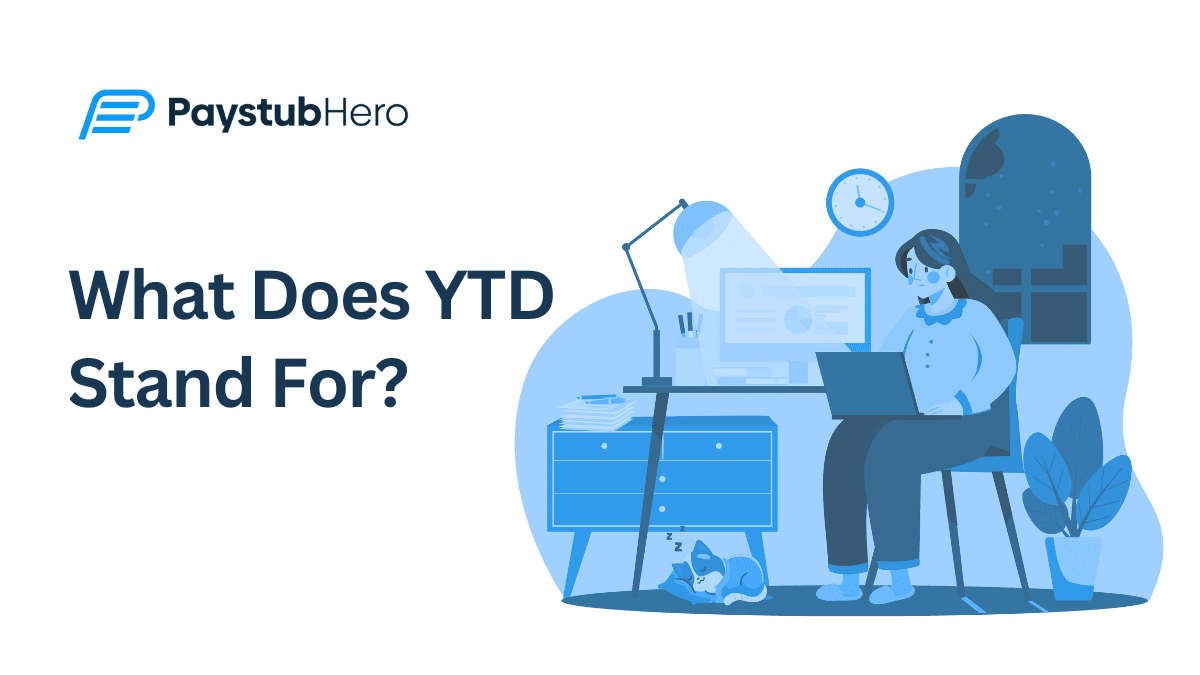 what does YTD stand for