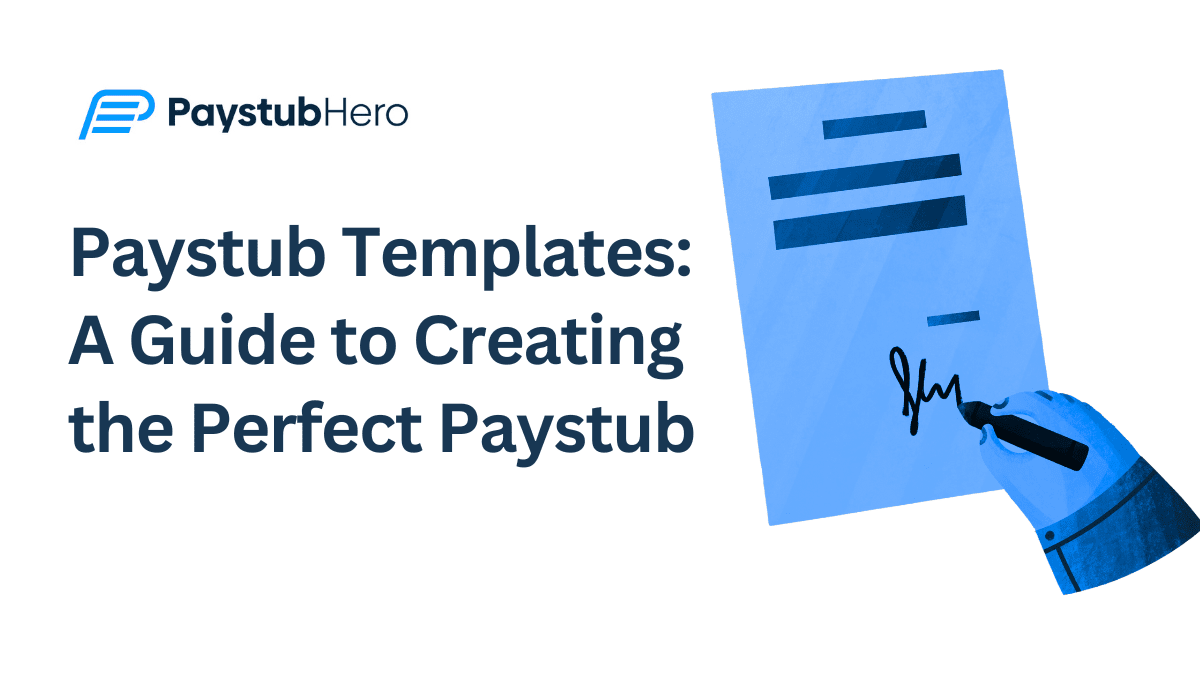 Paystub Templates