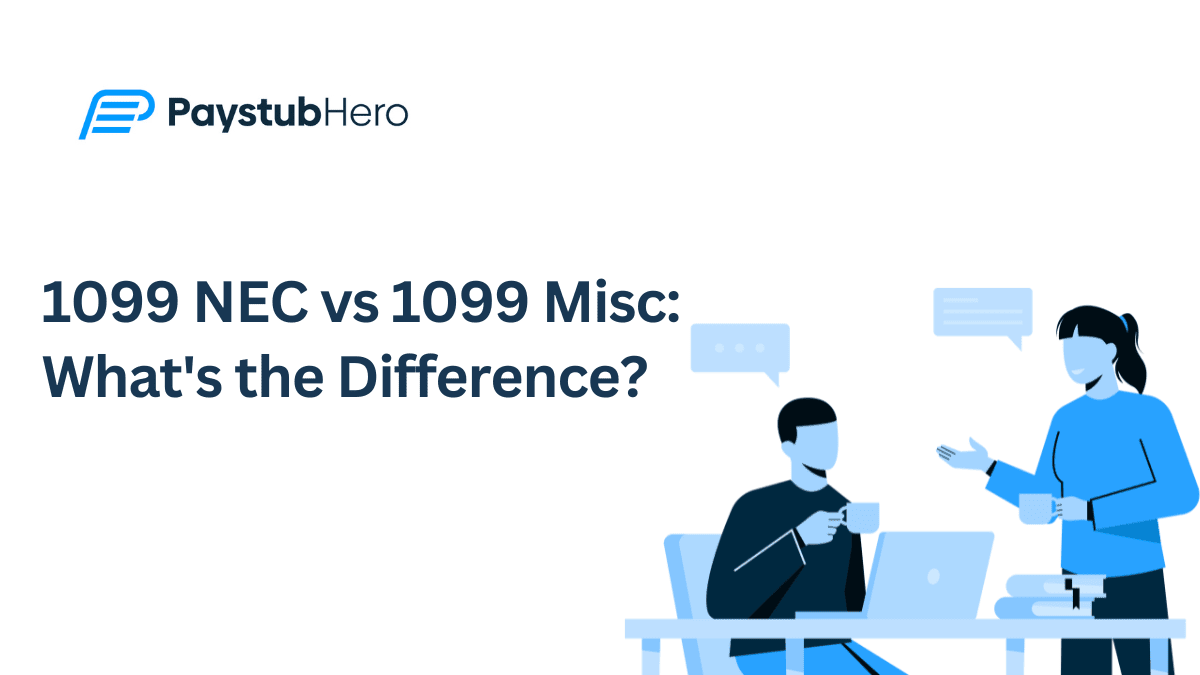 1099 NEC vs 1099 Misc