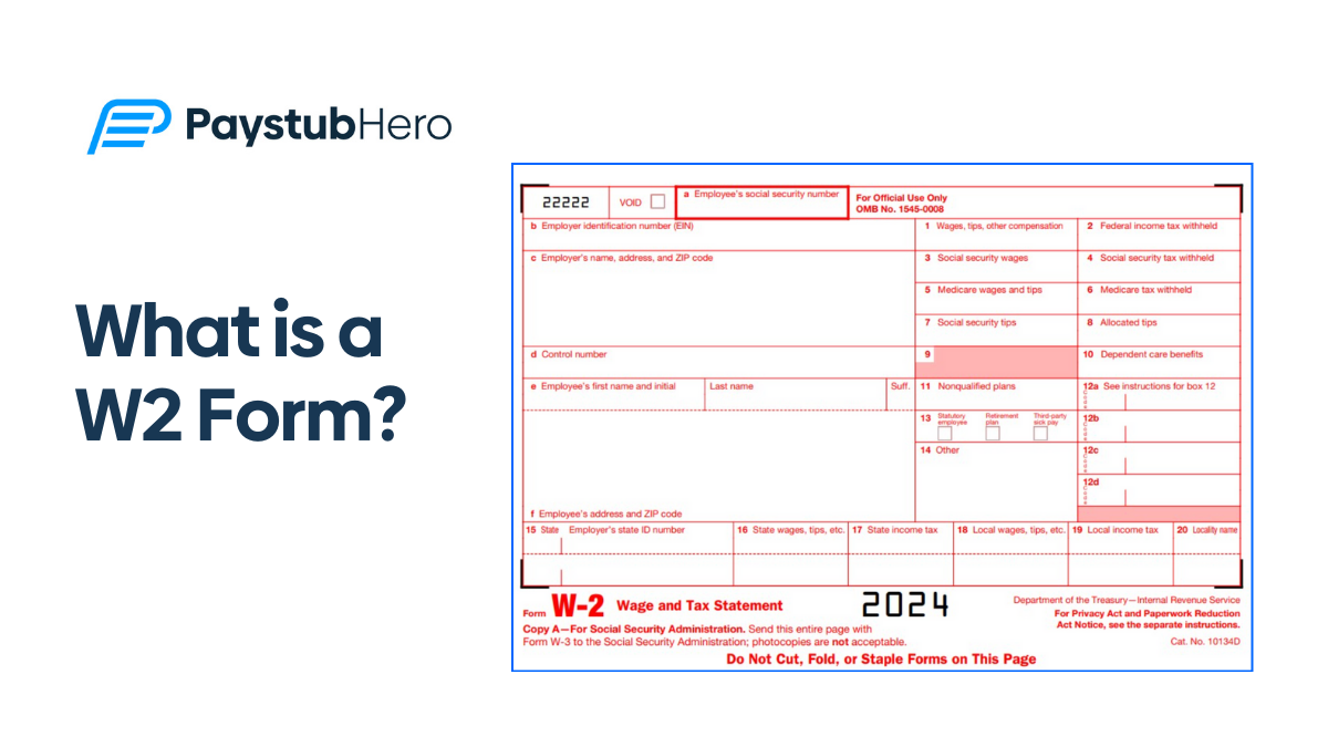 What is a W2 Form